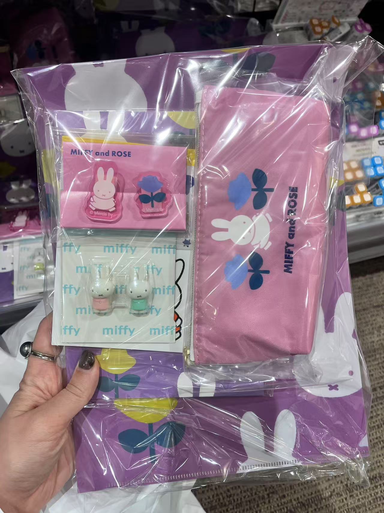 米菲福袋紫色文件夹