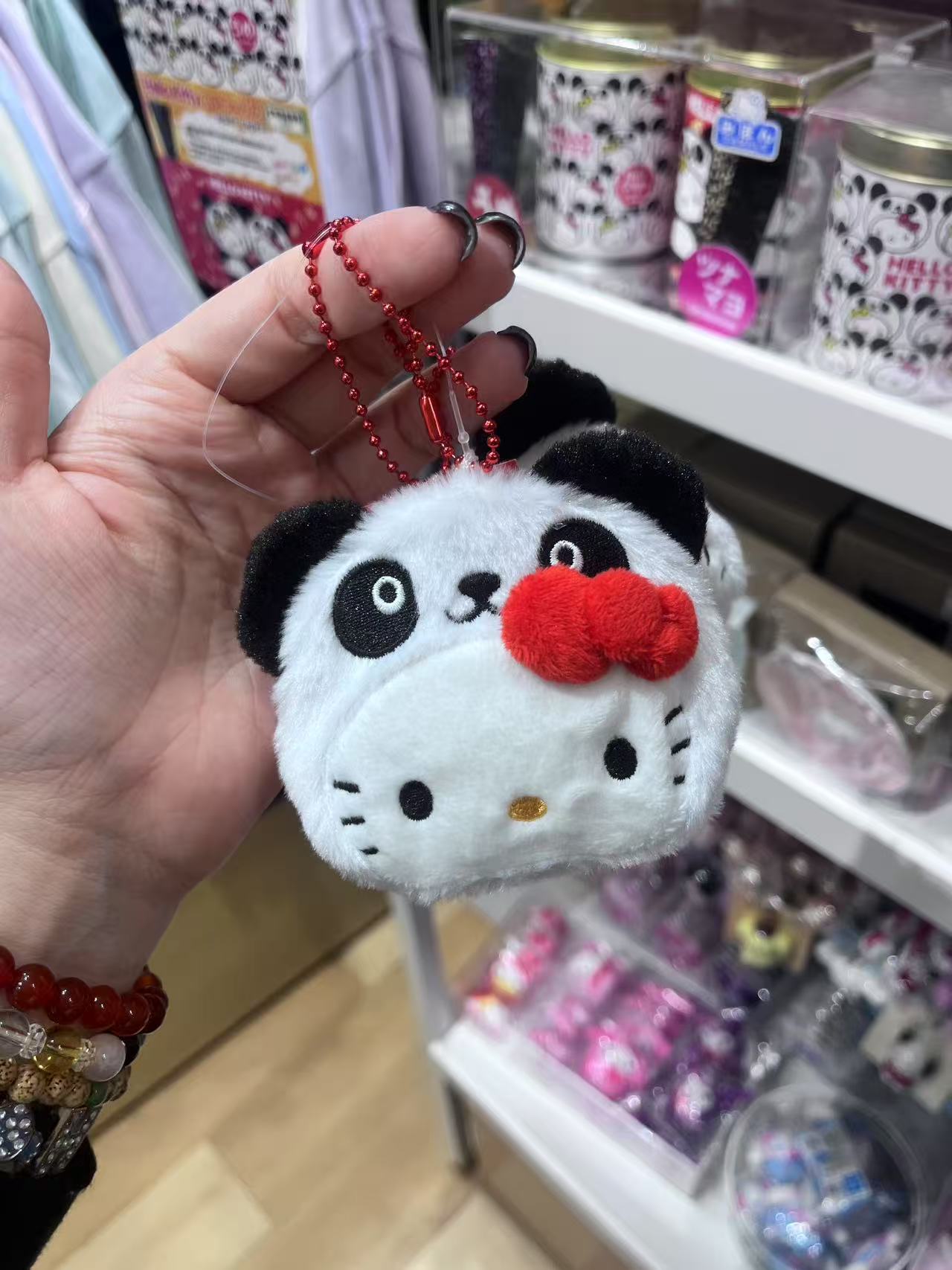 熊猫装扮kt挂件