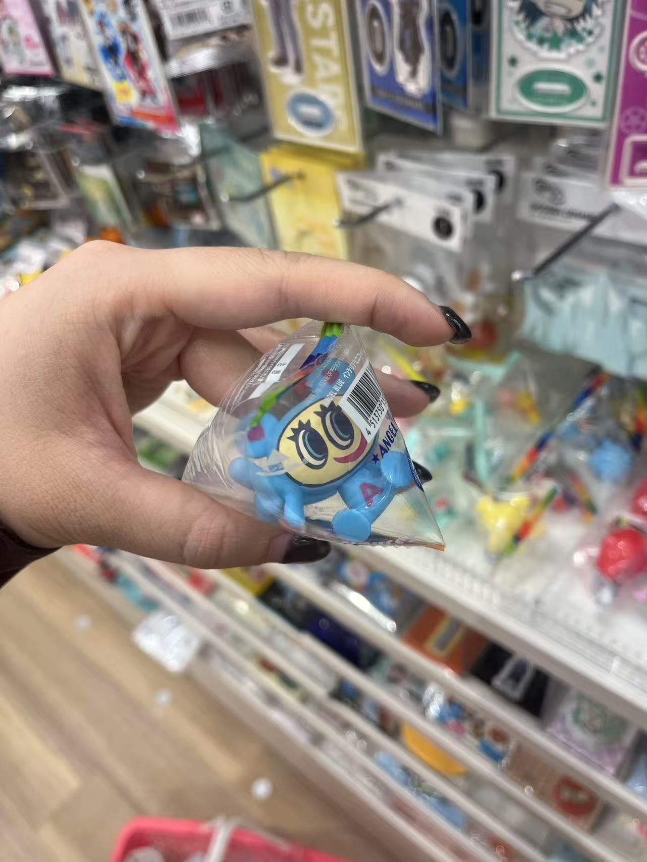 Anbgel blue 大眼睛蓝猴子 摆件