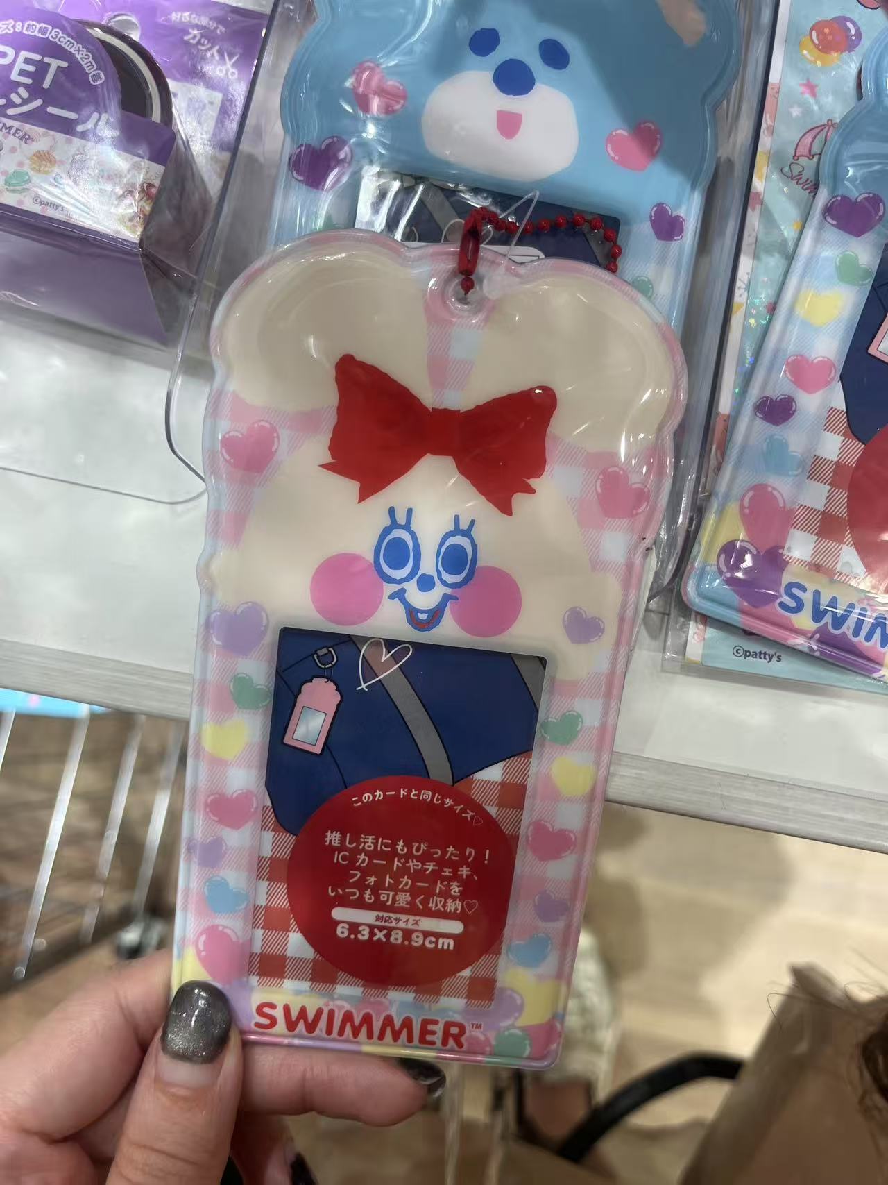 SWIMMER 红色蝴蝶结老鼠 收纳钥匙扣