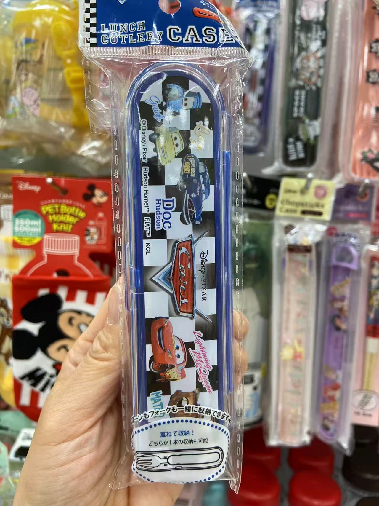 百元店汽车图案盒餐叉