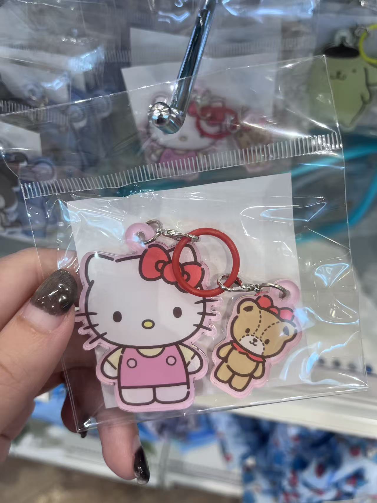 三丽欧 kt和小熊 钥匙扣