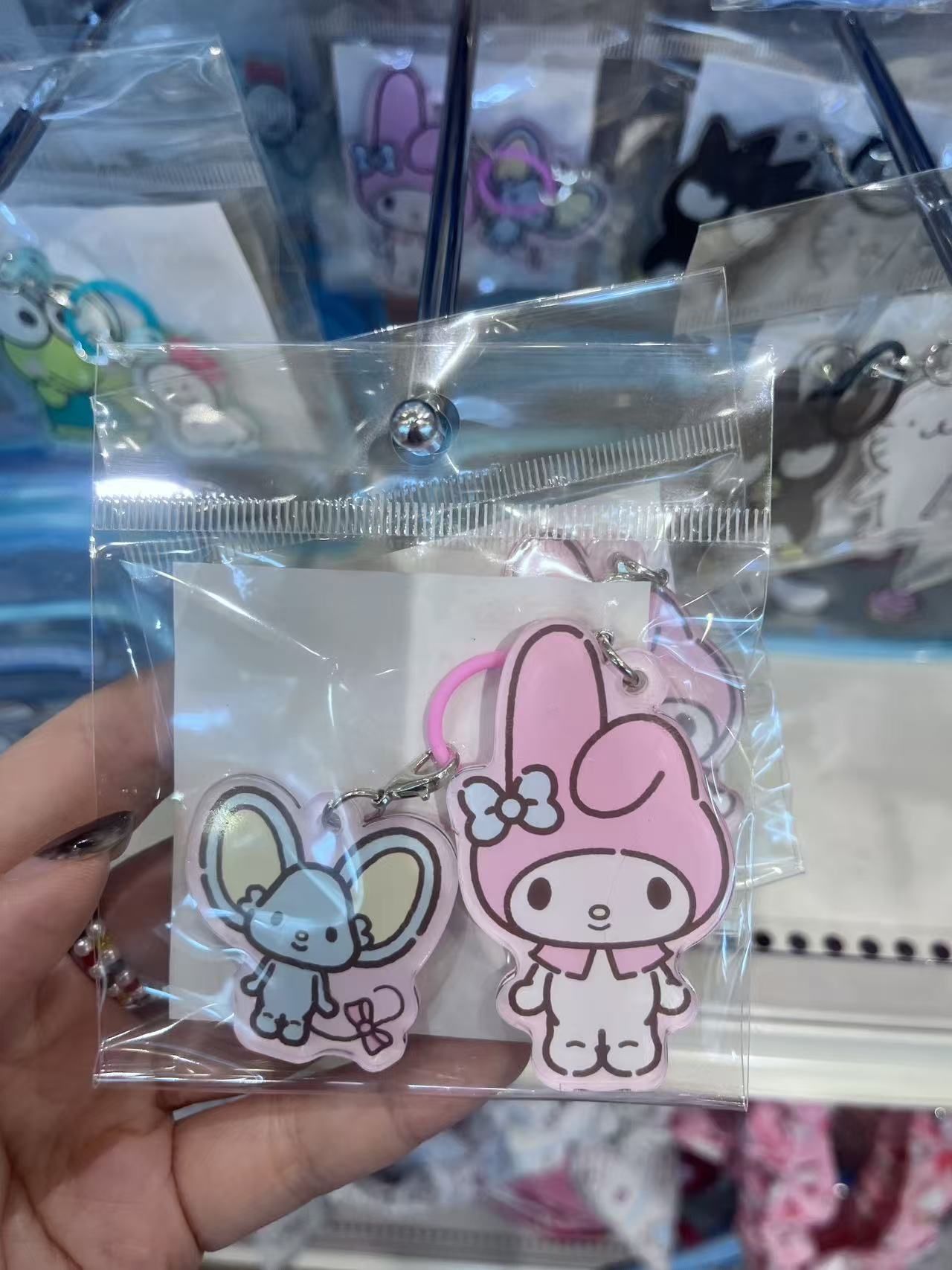 三丽欧 美乐蒂和小老鼠 钥匙扣