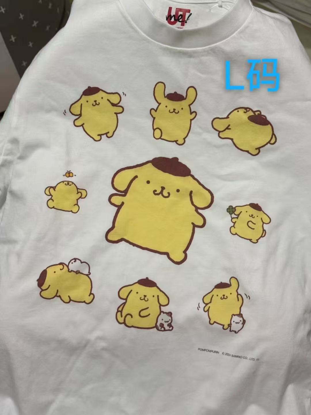 优衣库布丁狗短袖L码