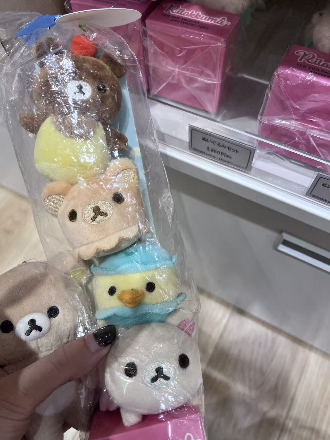 轻松熊 弟弟方块哥哥，小鸡，妹妹叠叠乐玩偶
