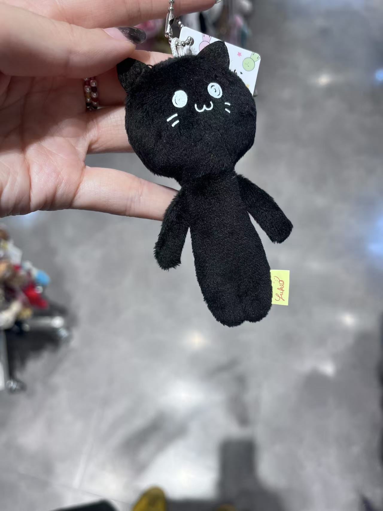 Yukio 黑色可爱小猫 挂件