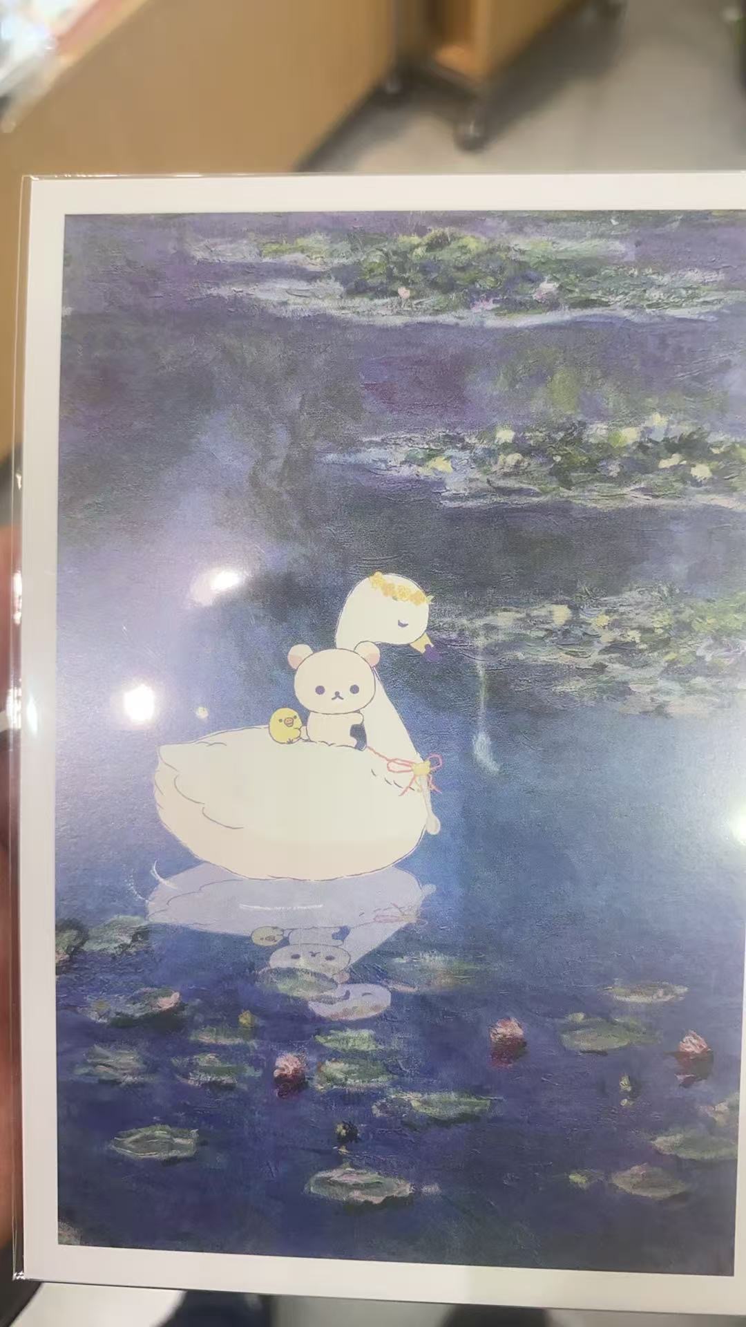 大阪轻松熊 天鹅和轻松熊 卡片