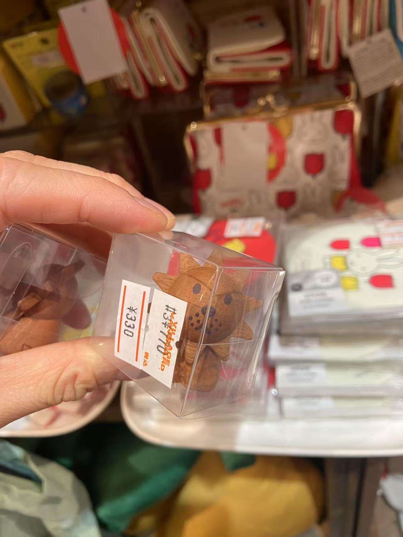 木头 小狮子 摆件 米菲