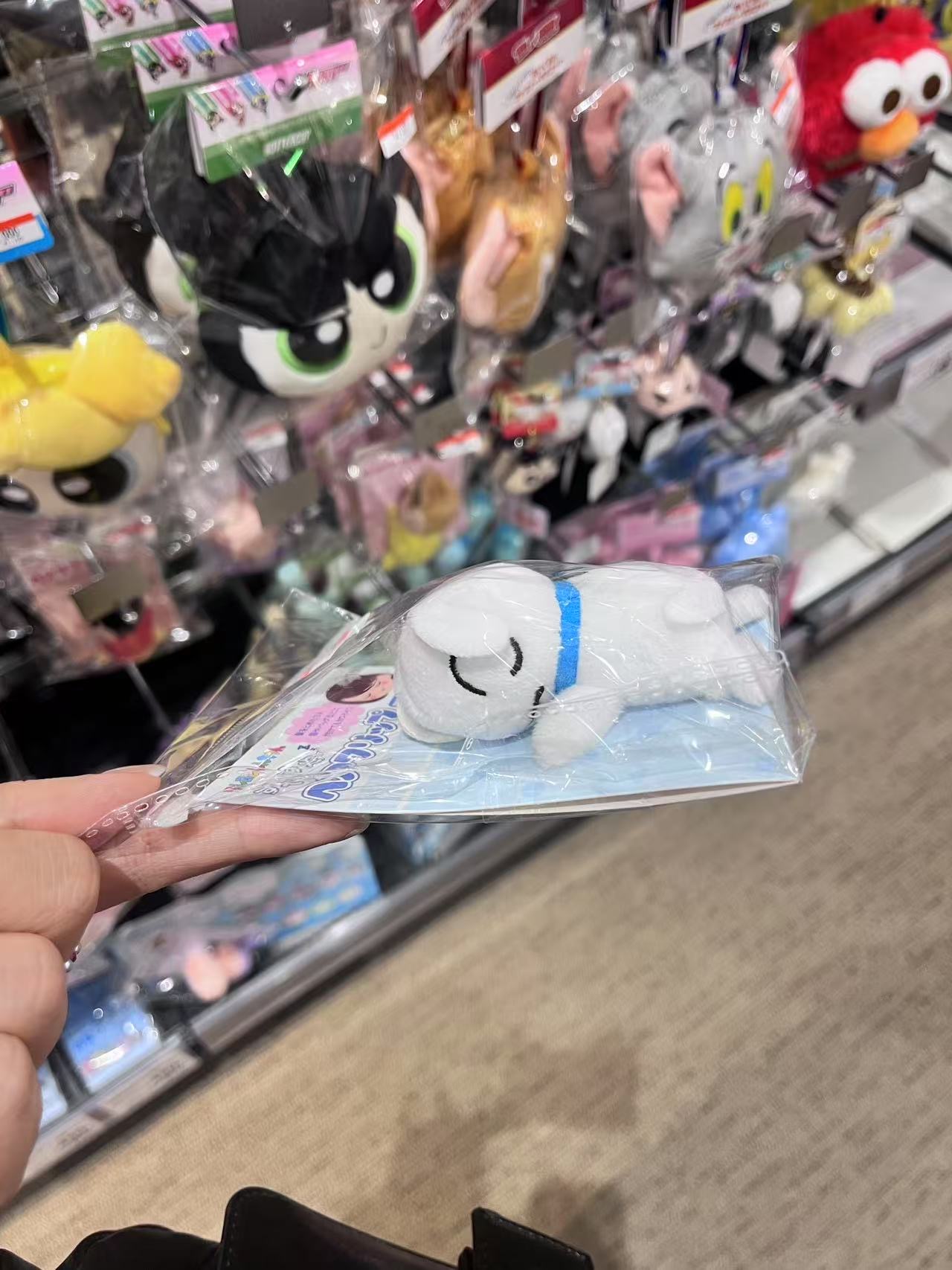 蜡笔小新 小白毛绒 发夹