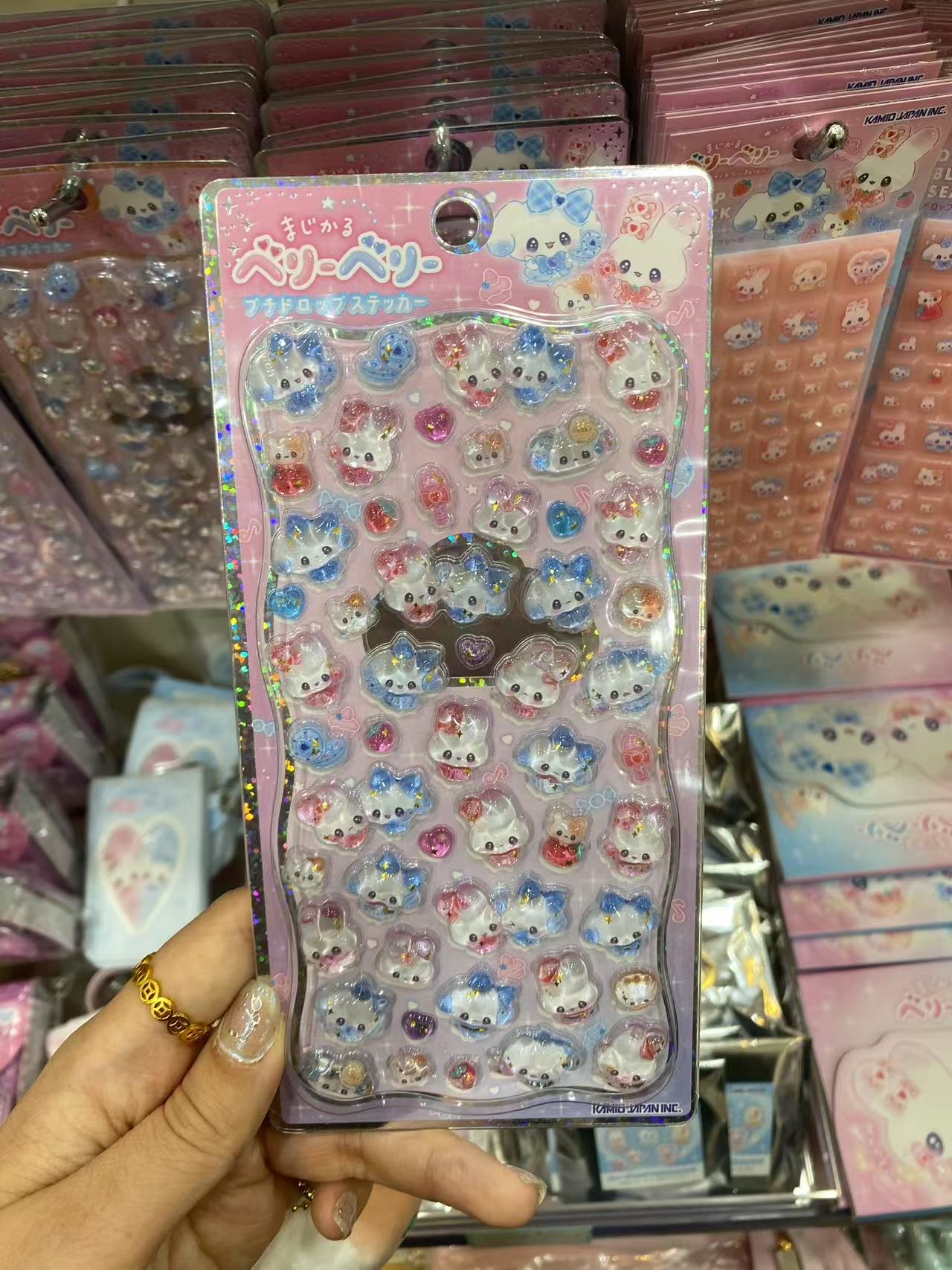 立体可爱图案贴纸