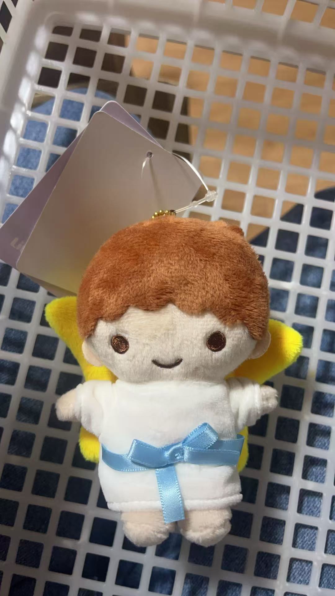 双子星小天使 棕色头发玩偶挂件