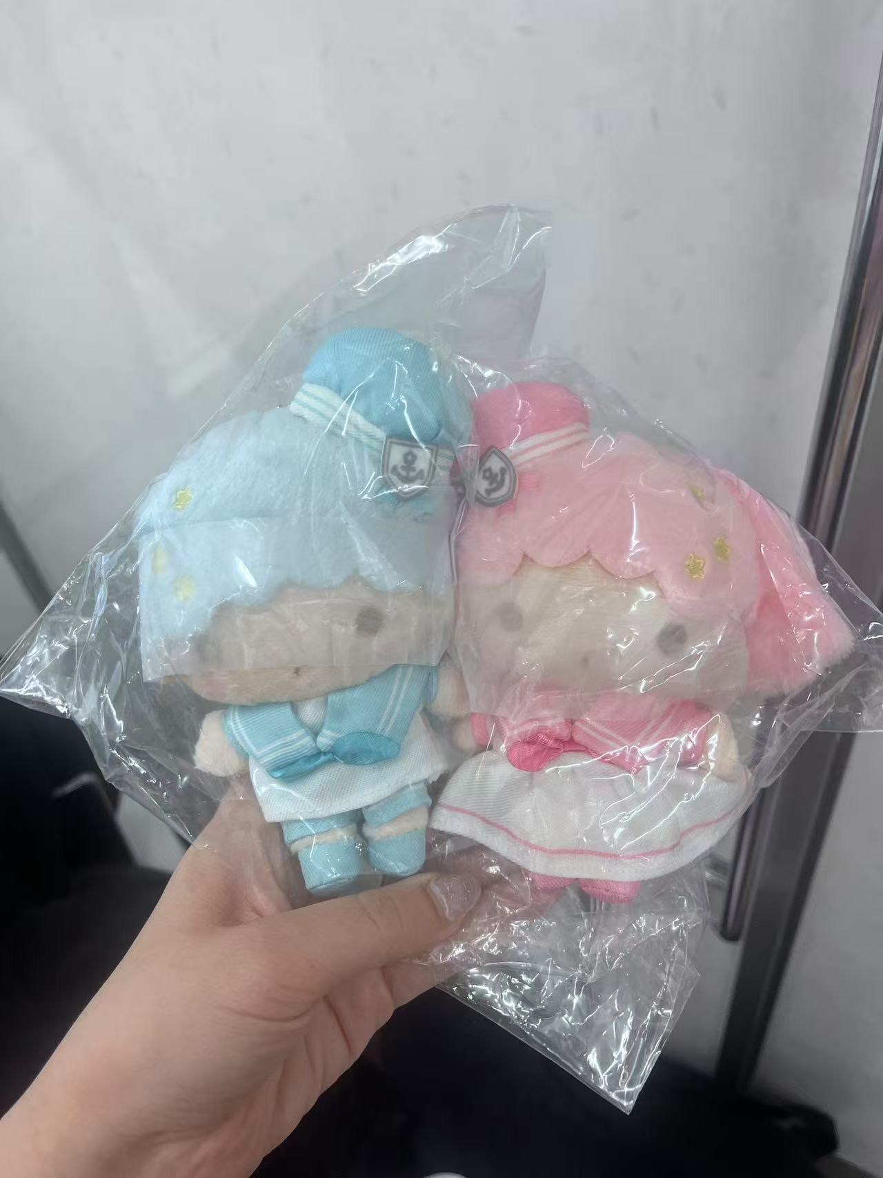 双子星 水手服蓝色+粉色 挂件