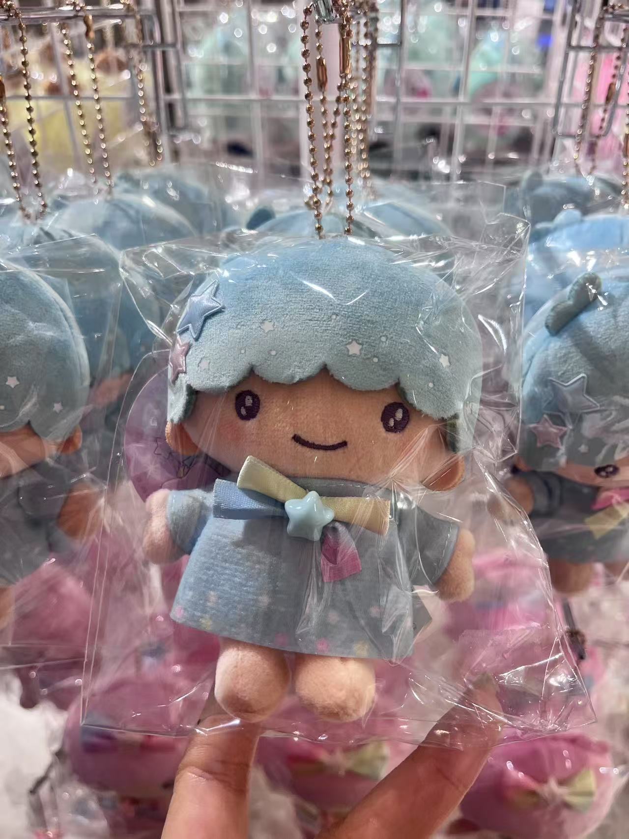 双子星 蓝色裙子 宝宝挂件