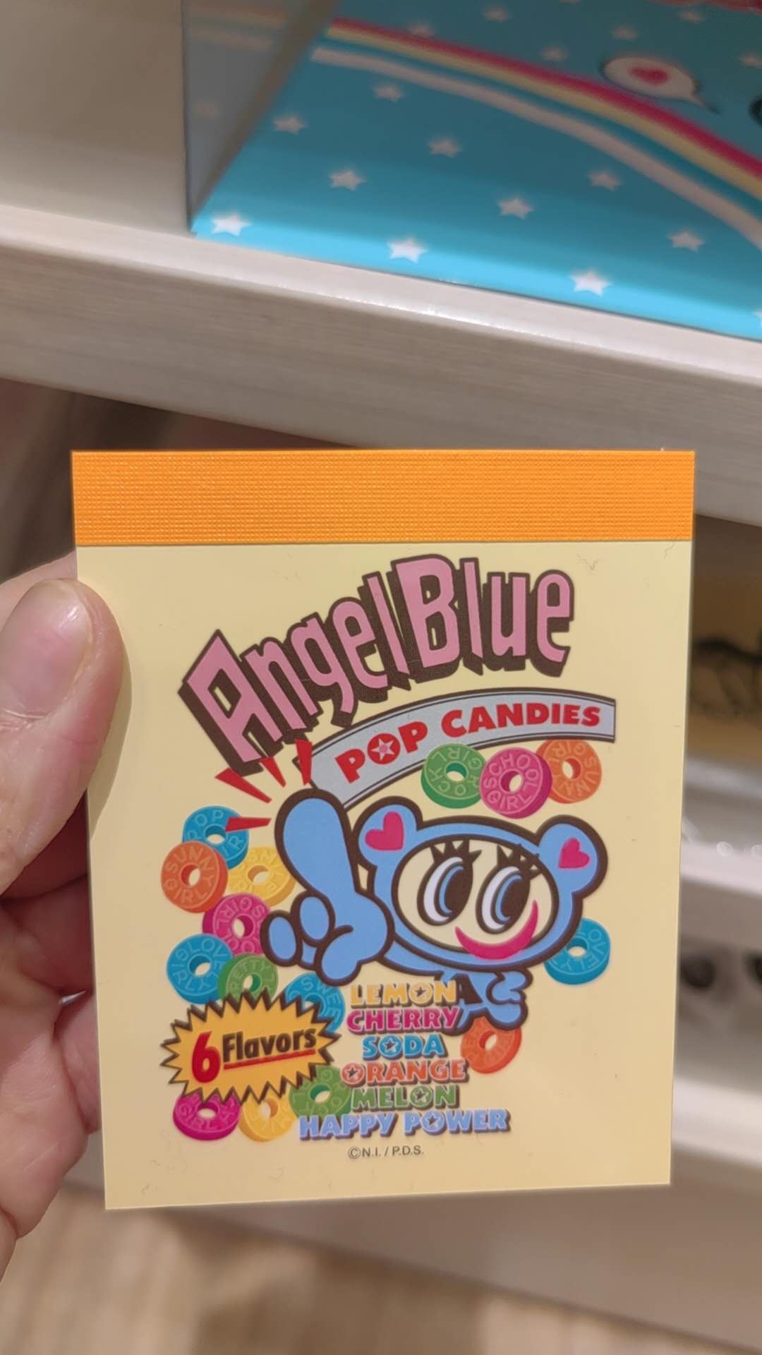 AngelBlue 蓝猴子 黄色便签本