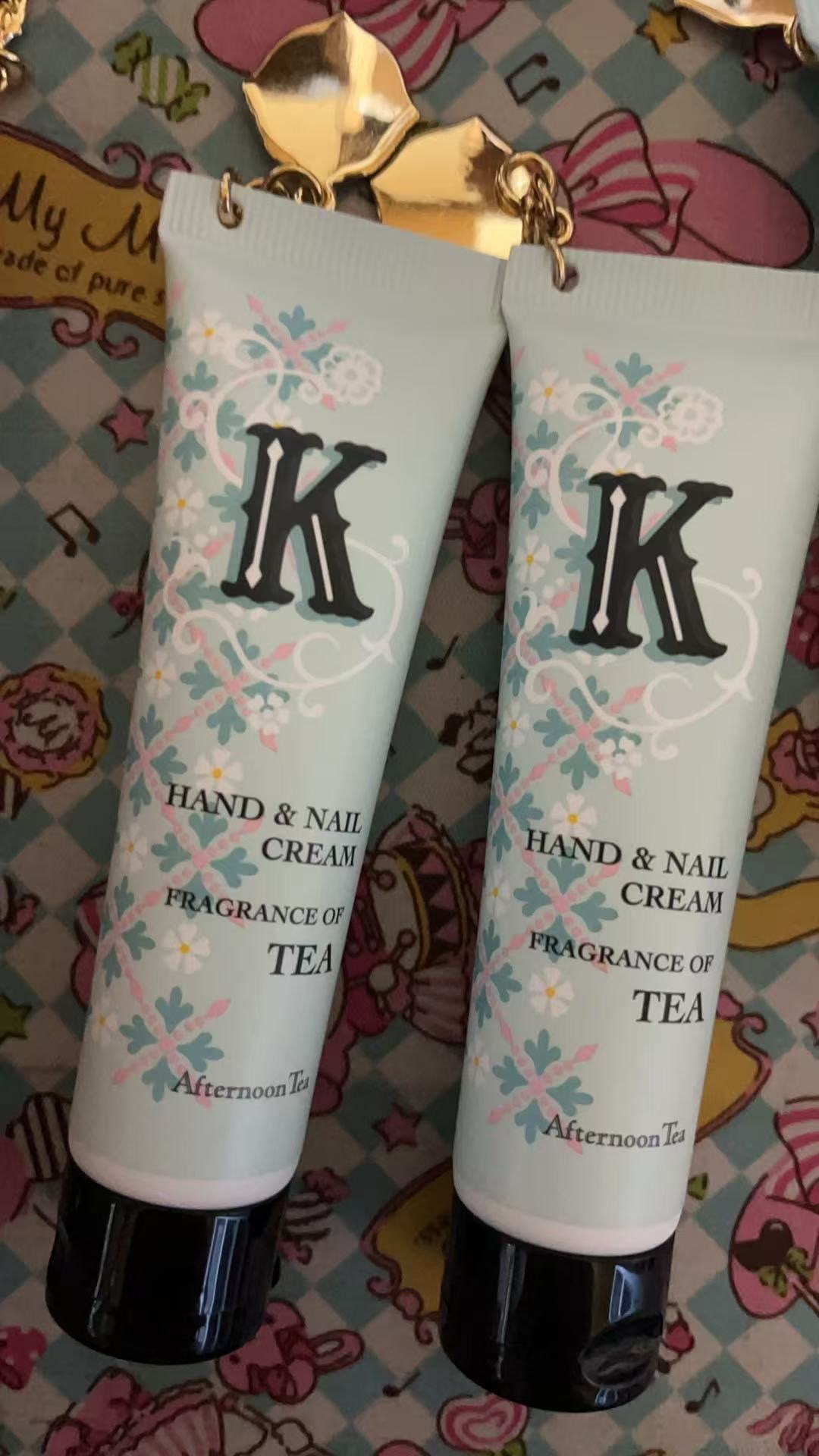 0713K淡蓝色HAND & NAIL茶香味护手霜