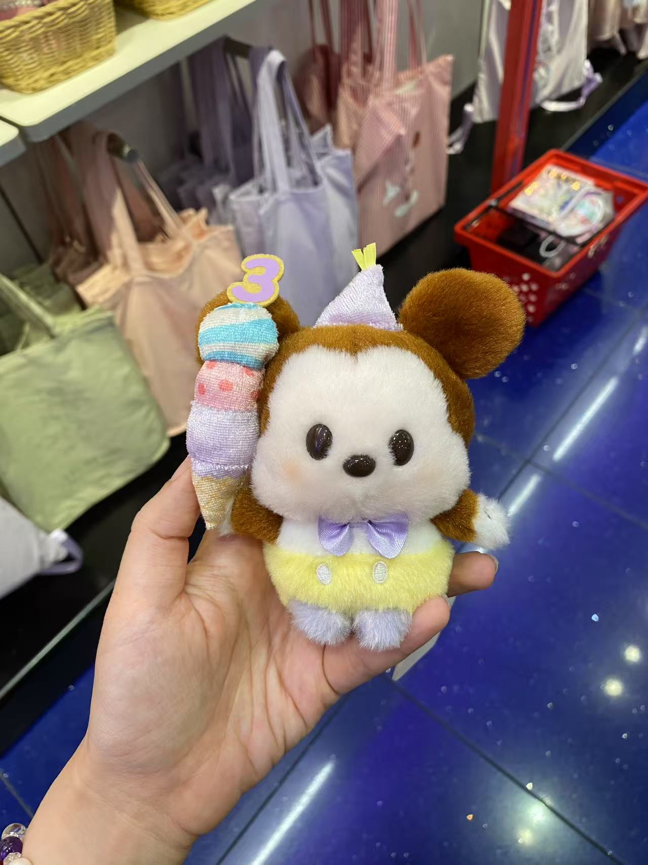 0715 迪士尼 手拿冰激凌米奇 玩偶