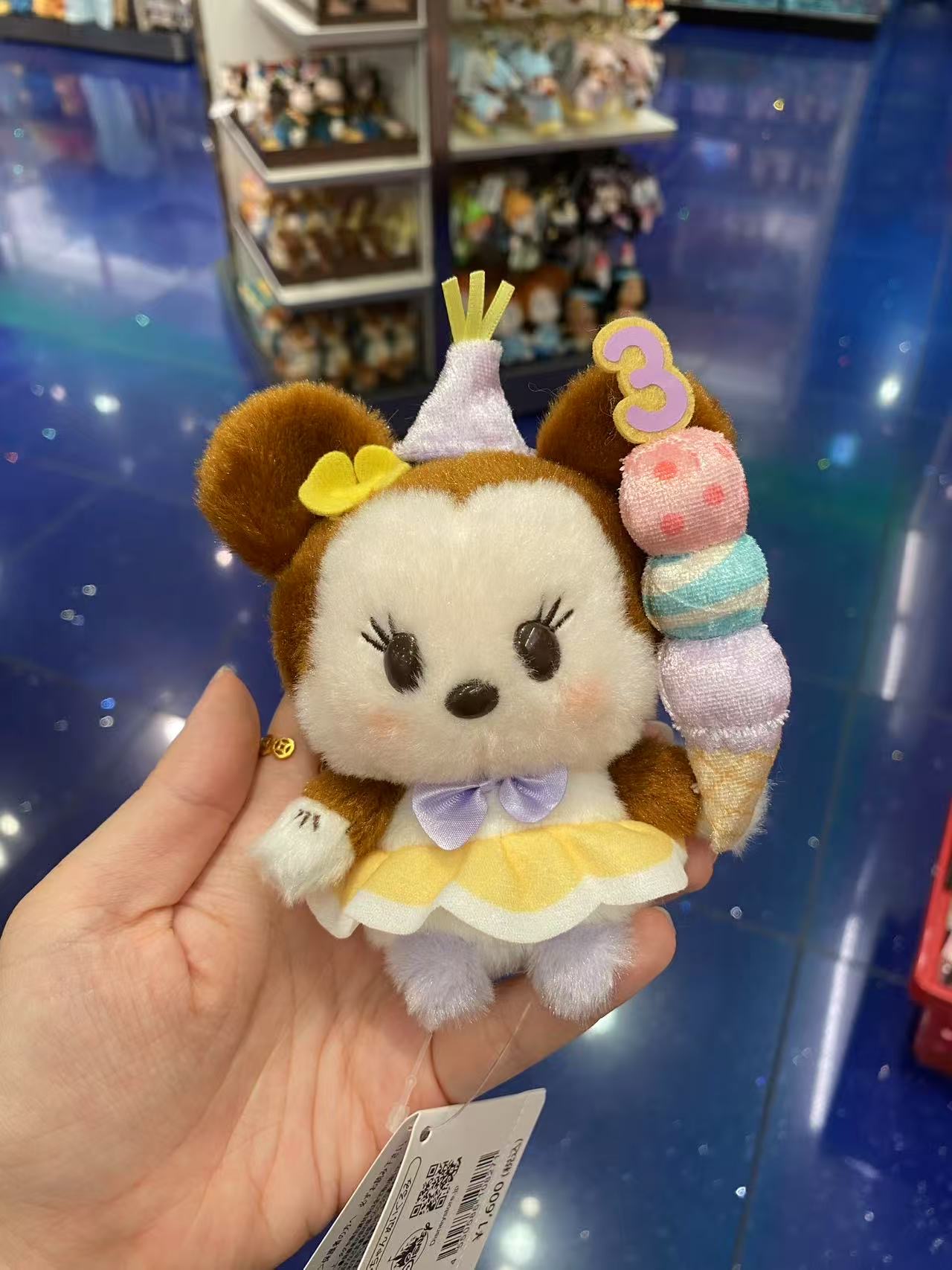 0715 迪士尼 手拿冰激凌 米妮