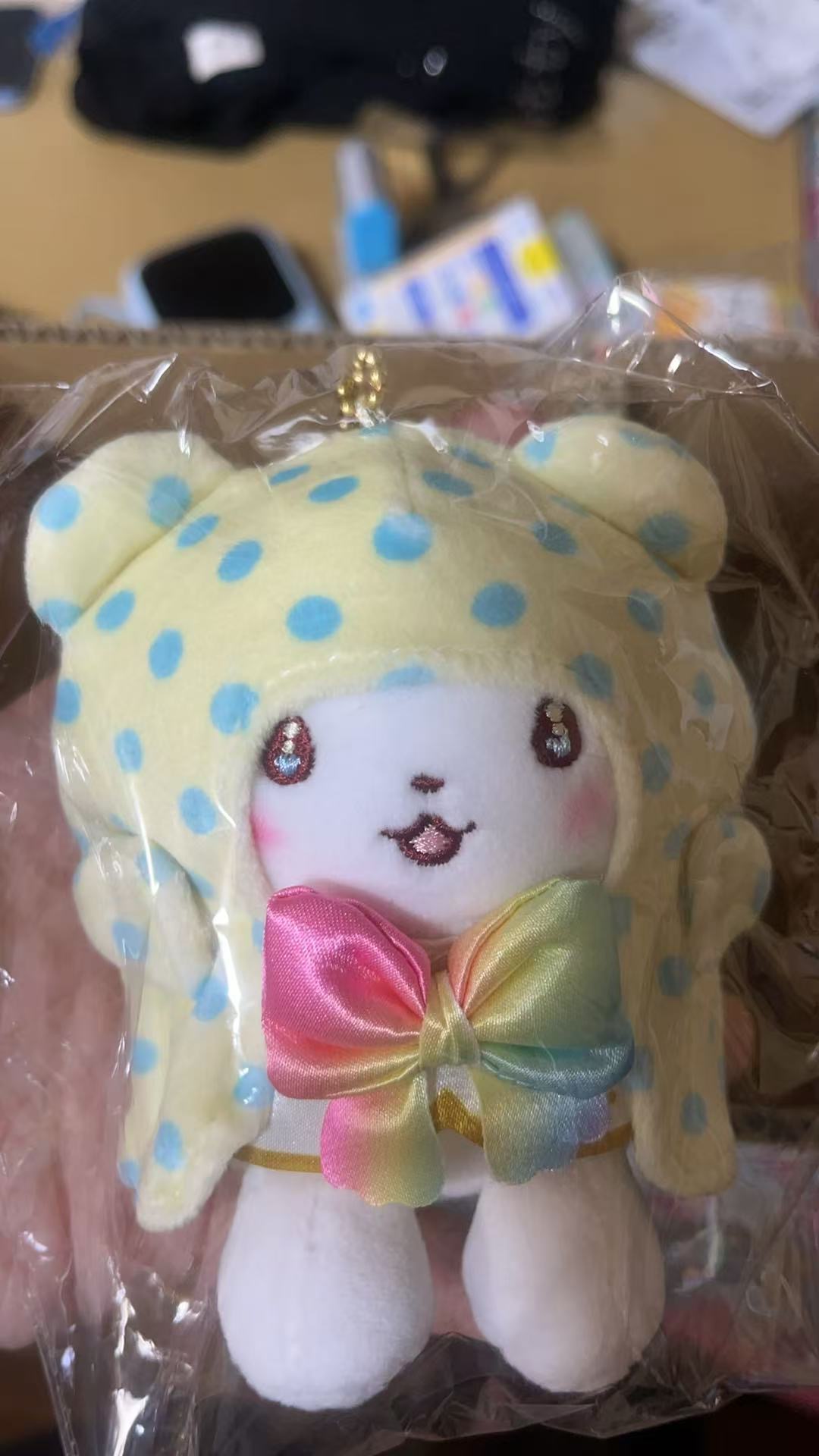 0717三丽鸥 彩色蝴蝶结毛绒 挂件