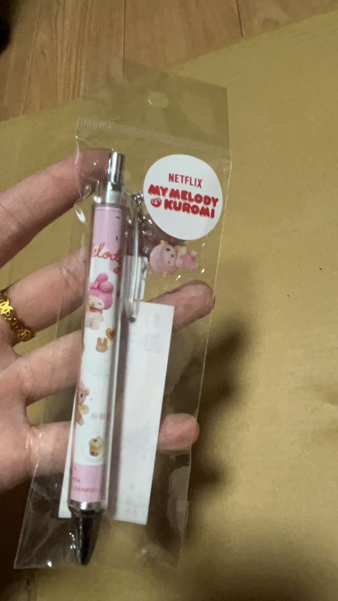 0719三丽鸥 粉色美乐蒂图案笔