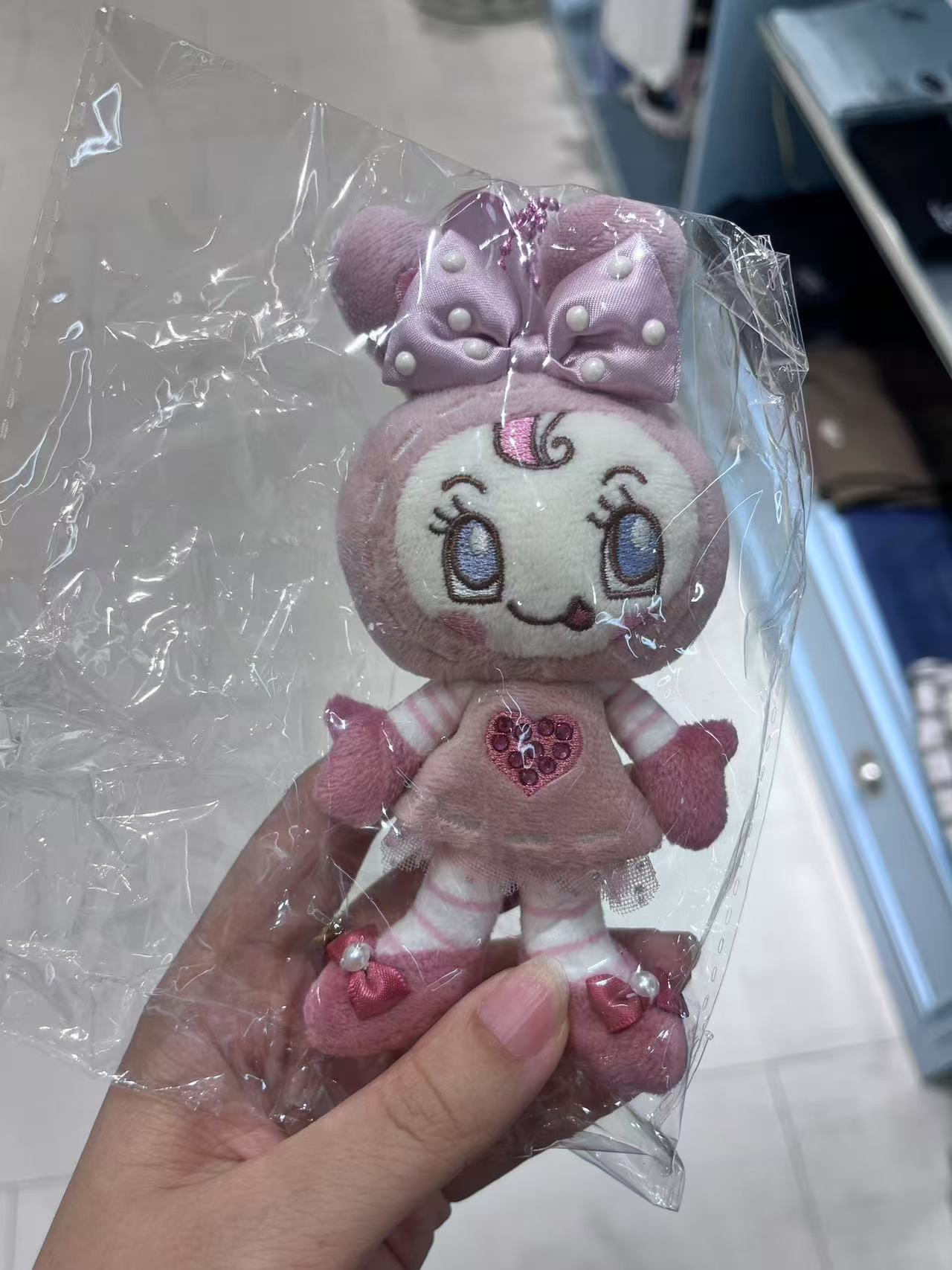 0727三丽鸥联名粉色钢琴兔挂件