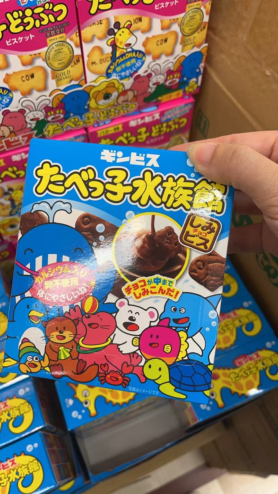 0731小动物图案巧克力味小饼干