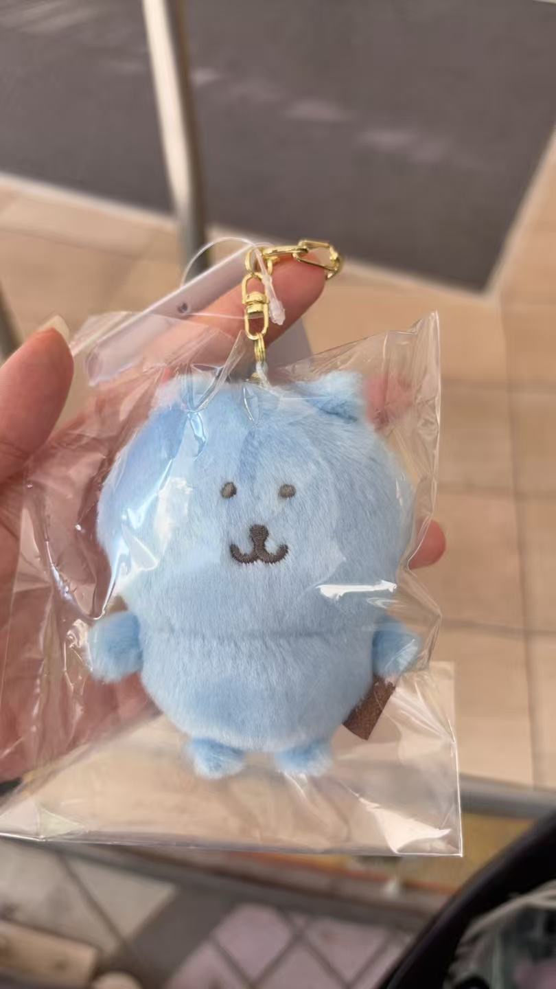 0901 浅蓝色 自嘲熊 挂件