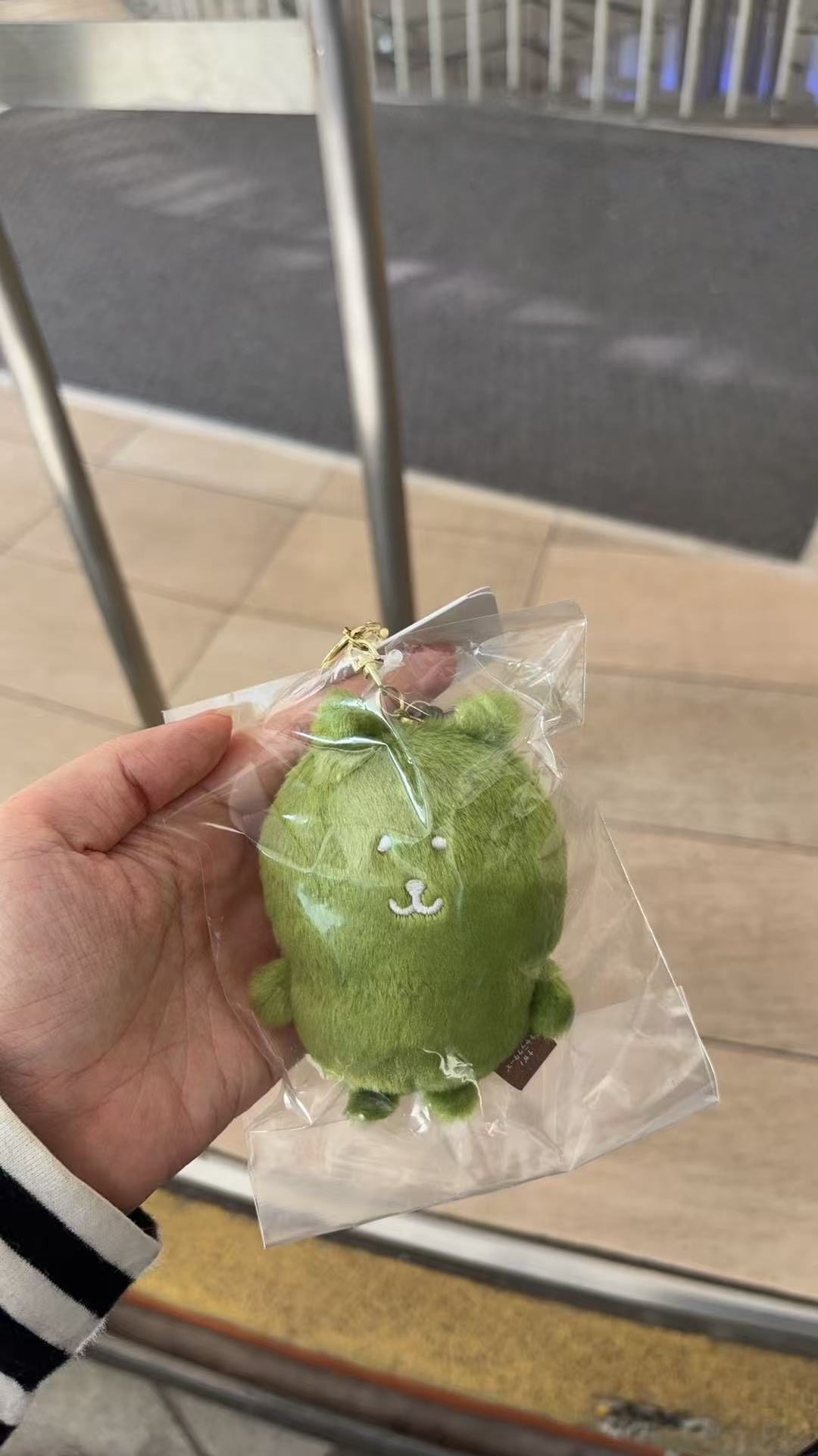 0901 抹茶绿 自嘲熊 挂件