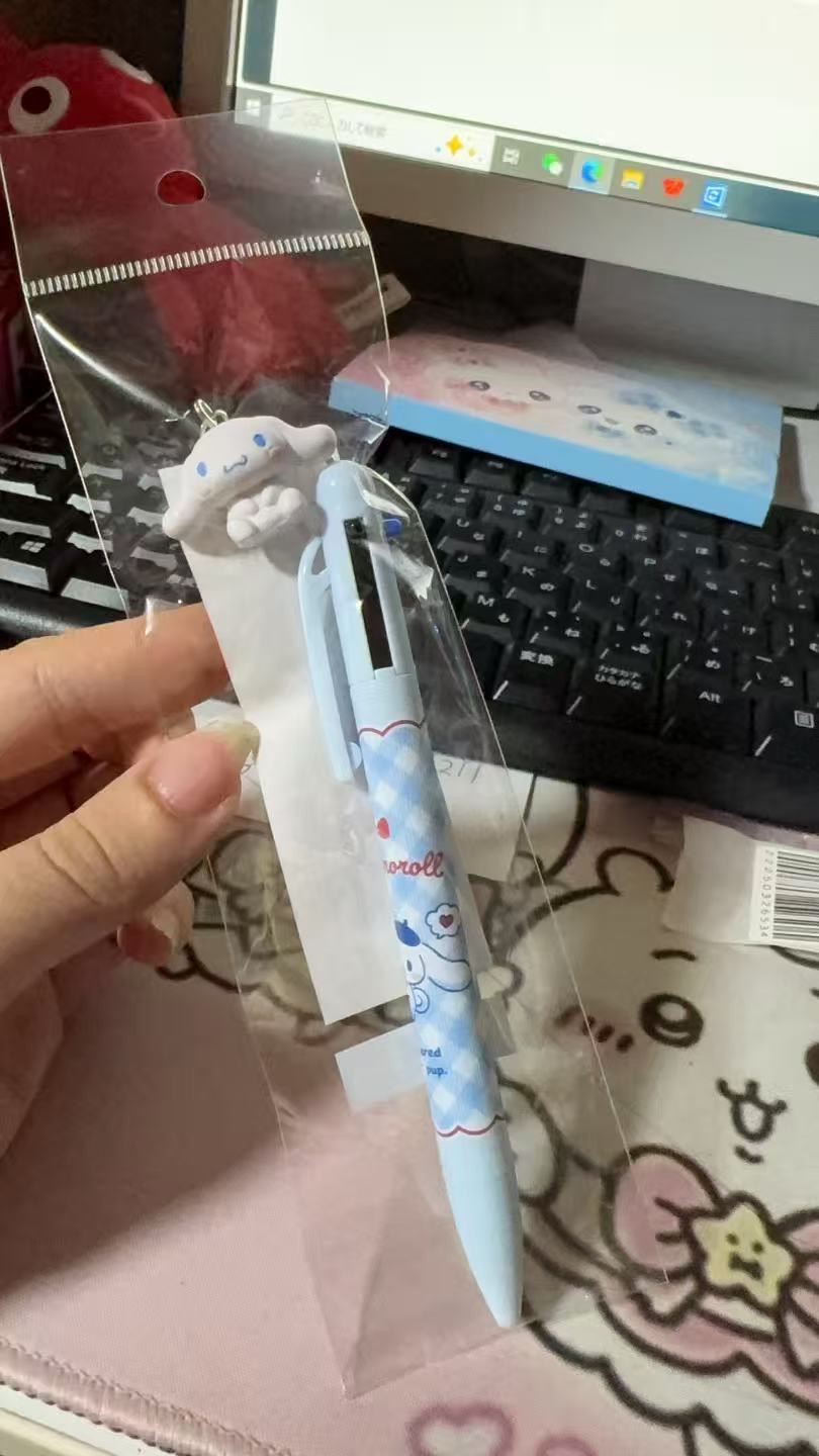 0916 三丽鸥 大耳狗图案 三色笔