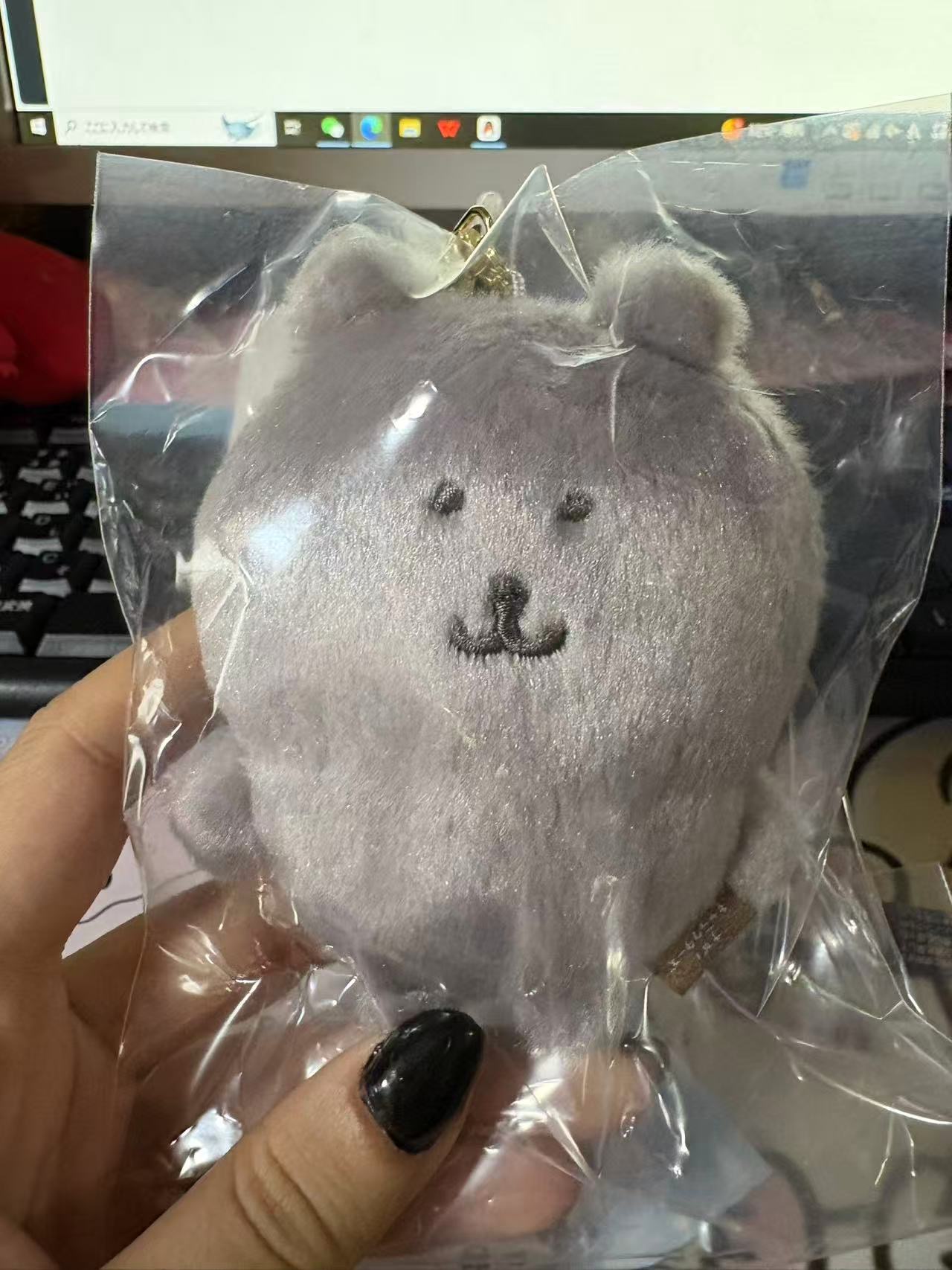 0917 自嘲熊 灰色熊 挂件