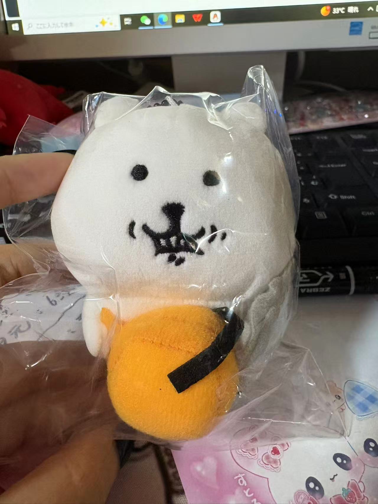 0917 自嘲熊 电锯熊 挂件