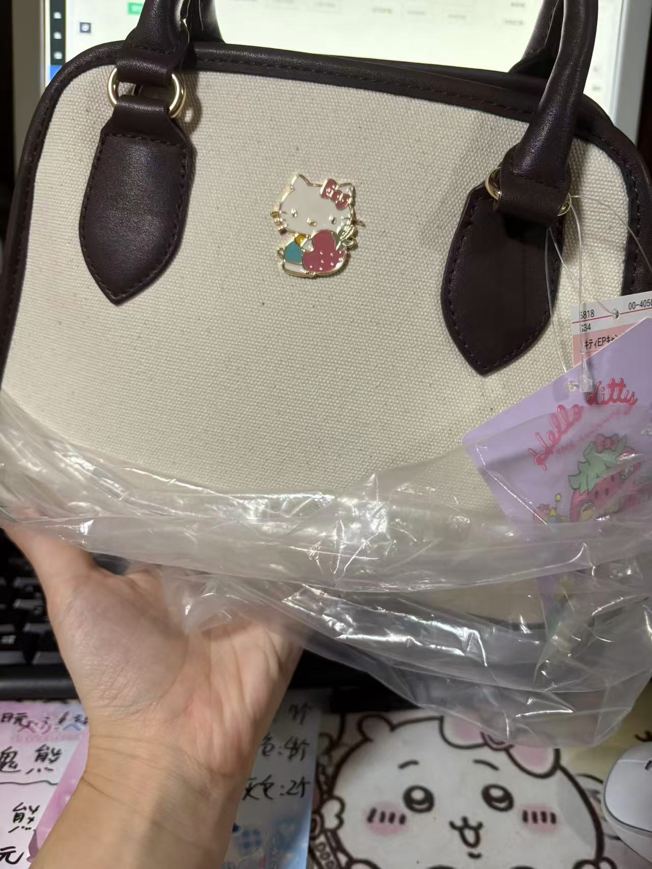 0917 三丽鸥 kt 白色 包包