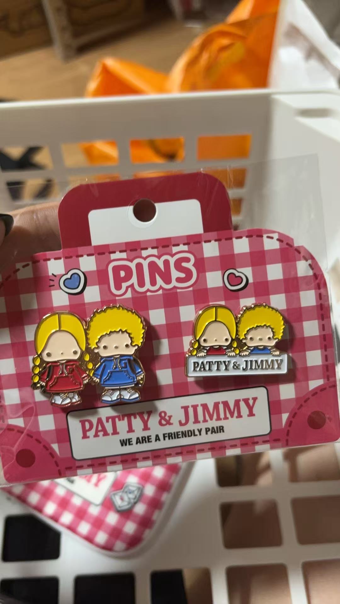 0918 三丽欧 新品 PATTY& JIMMY两个装 金属胸针