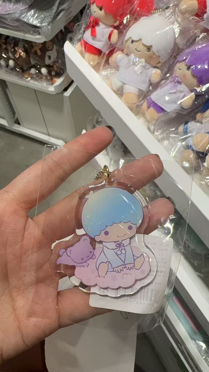 0919双子星男孩和小熊 亚克力挂件