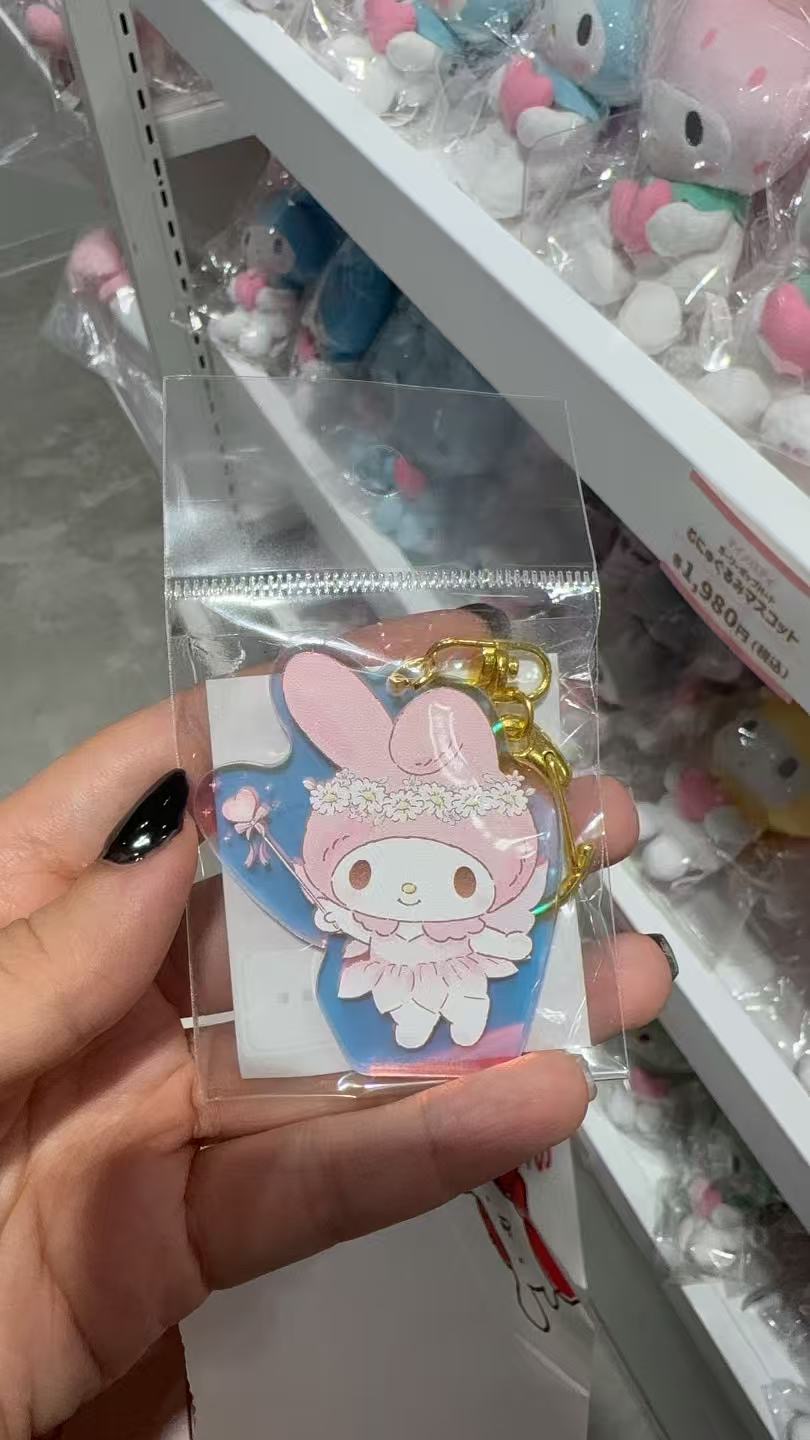 0919 三丽鸥 美乐蒂头带花环 亚克力挂件