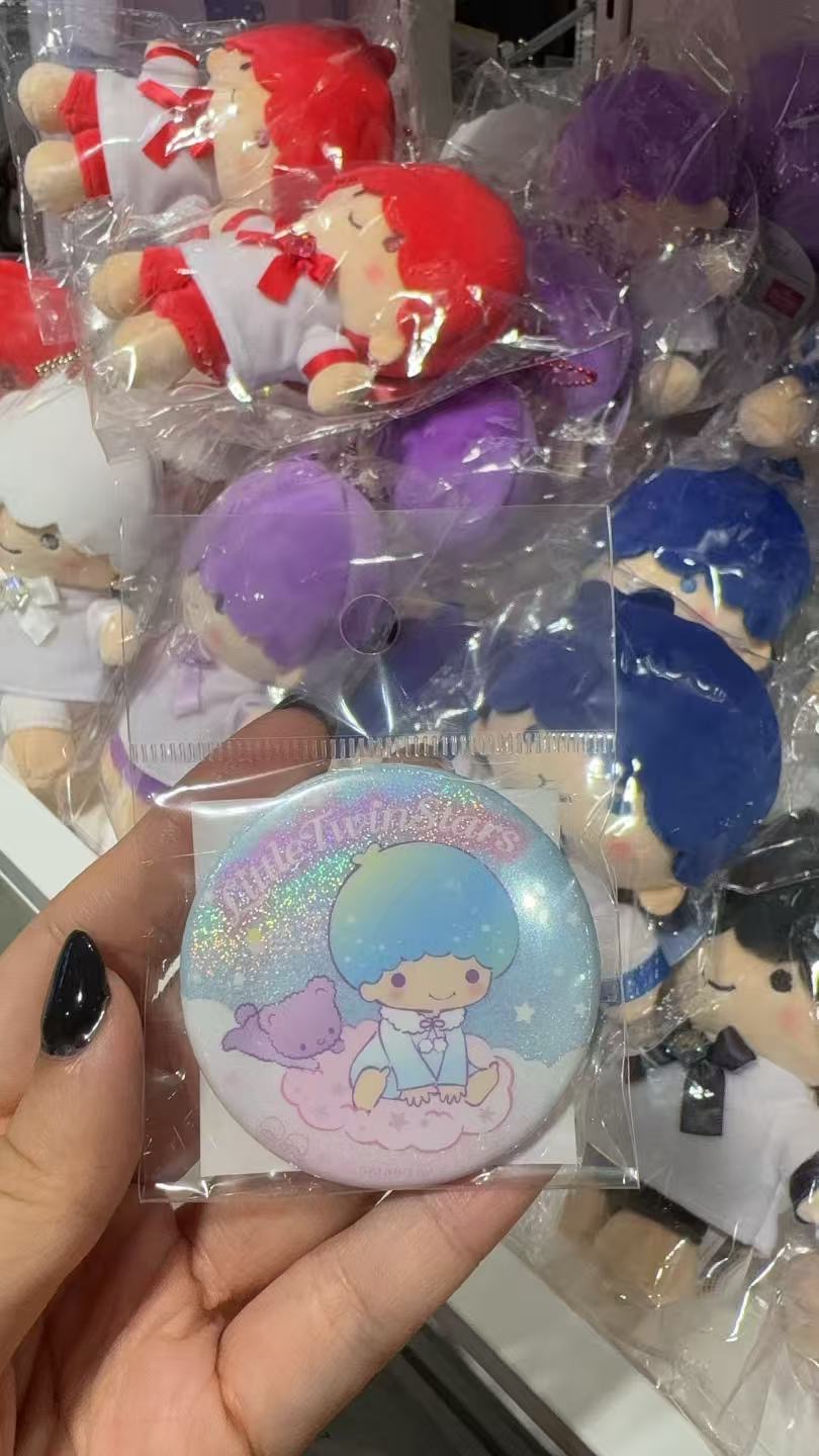 0919 三丽鸥 双子星蓝色奇奇 徽章