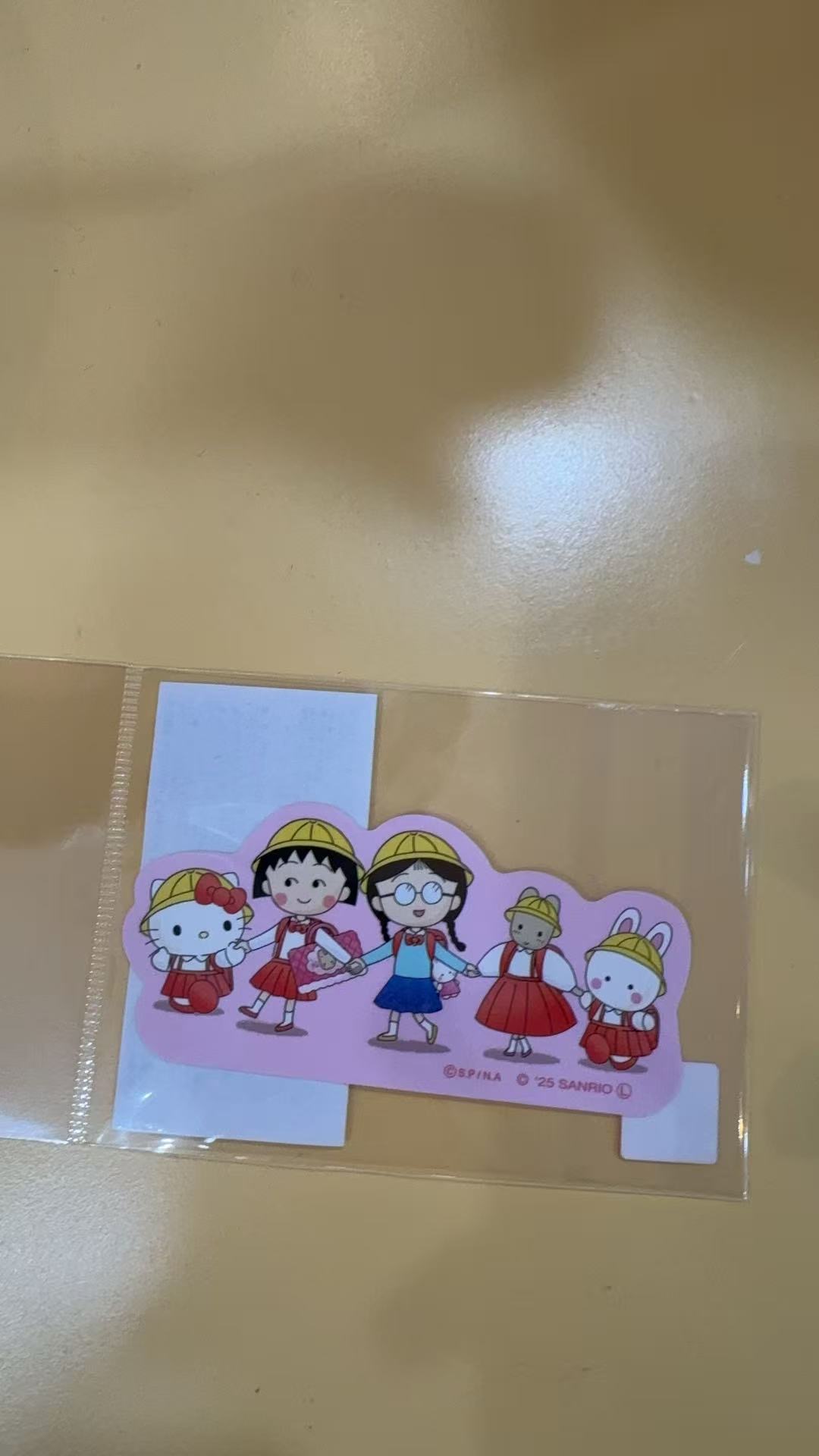 0921 樱桃小丸子姐们两 kt茉莉兔白兔子 异形贴纸