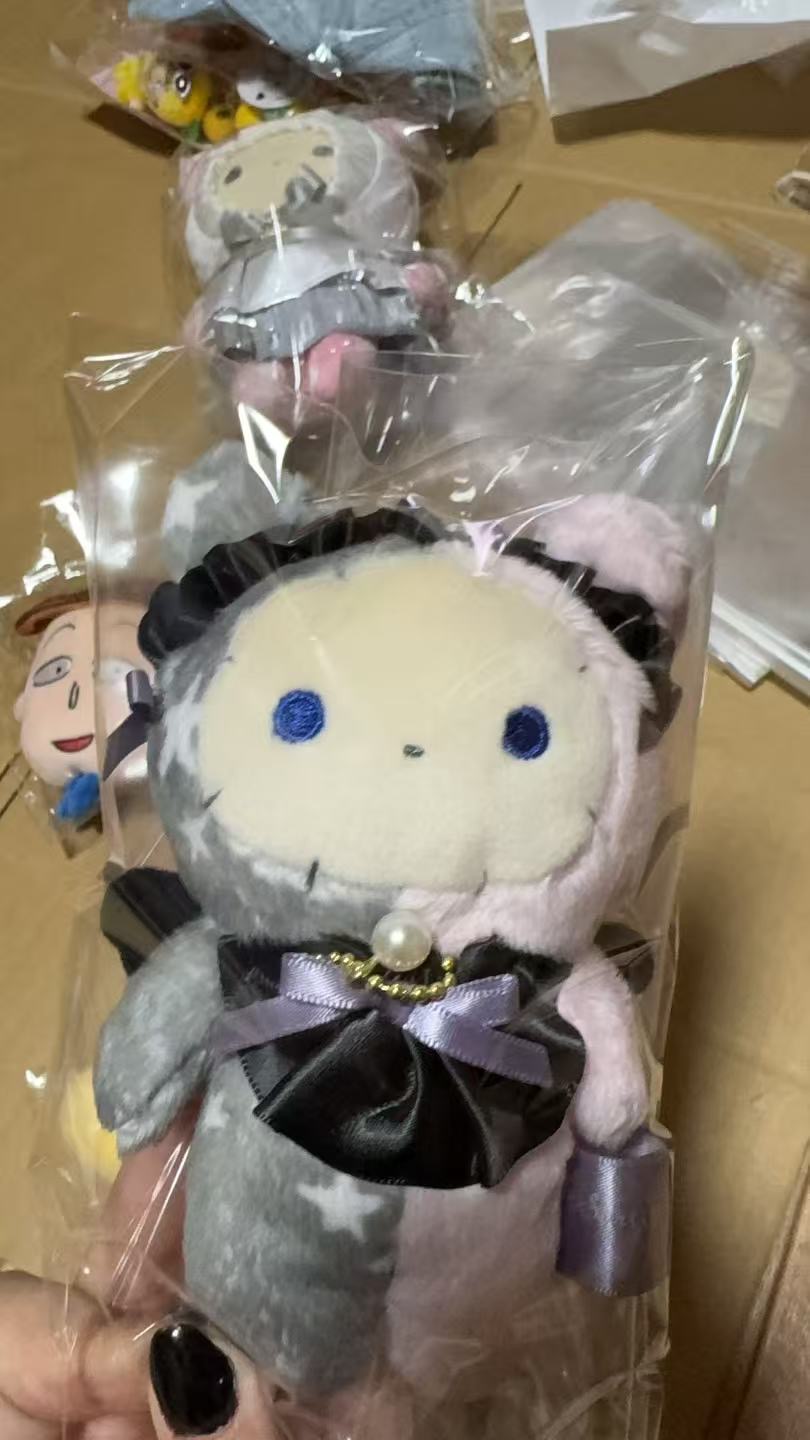 0920 忧伤马戏团 联名灰粉黑色蝴蝶结 