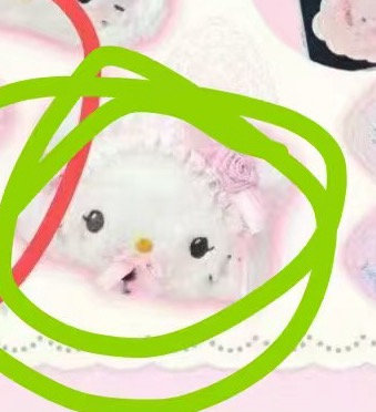 0925 三丽欧kt 粉色发带  大头包 