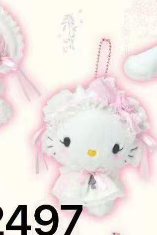 0925 三丽欧 俏咪 白色蝴蝶结发带 挂件 不保单