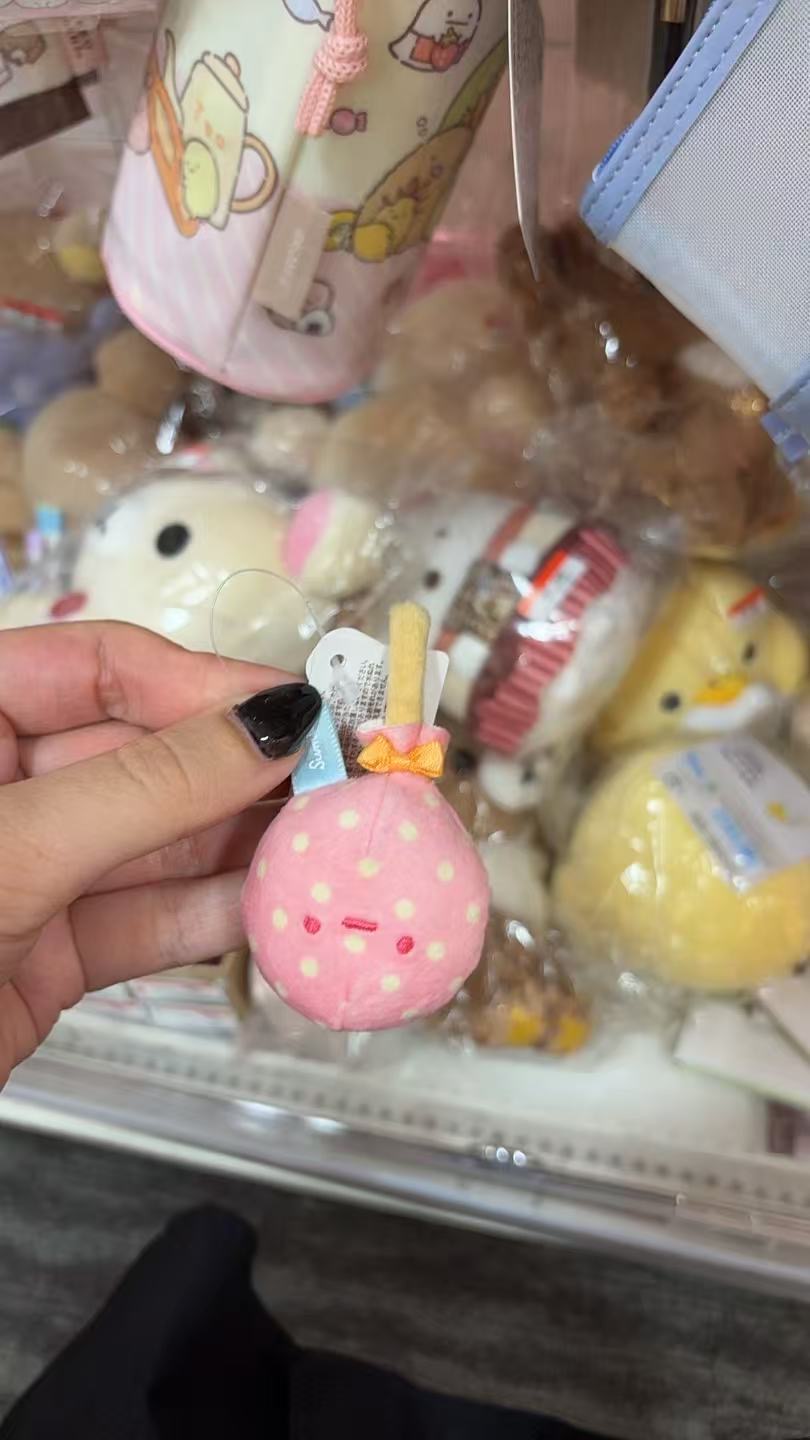 0925角落生物，粉丝白点包袱 毛绒玩偶