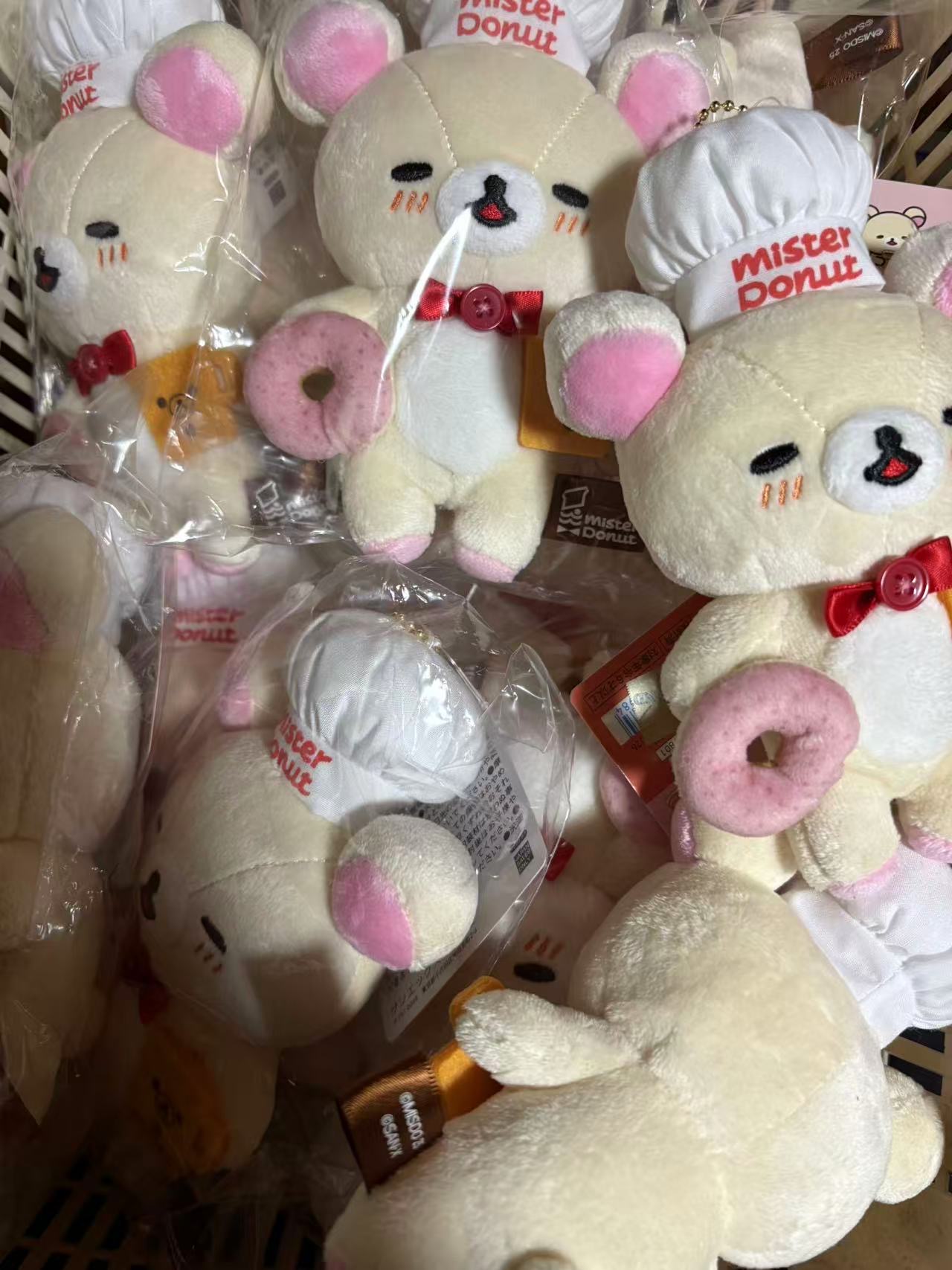 0926 轻松熊 厨师甜甜圈 熊妹 挂件