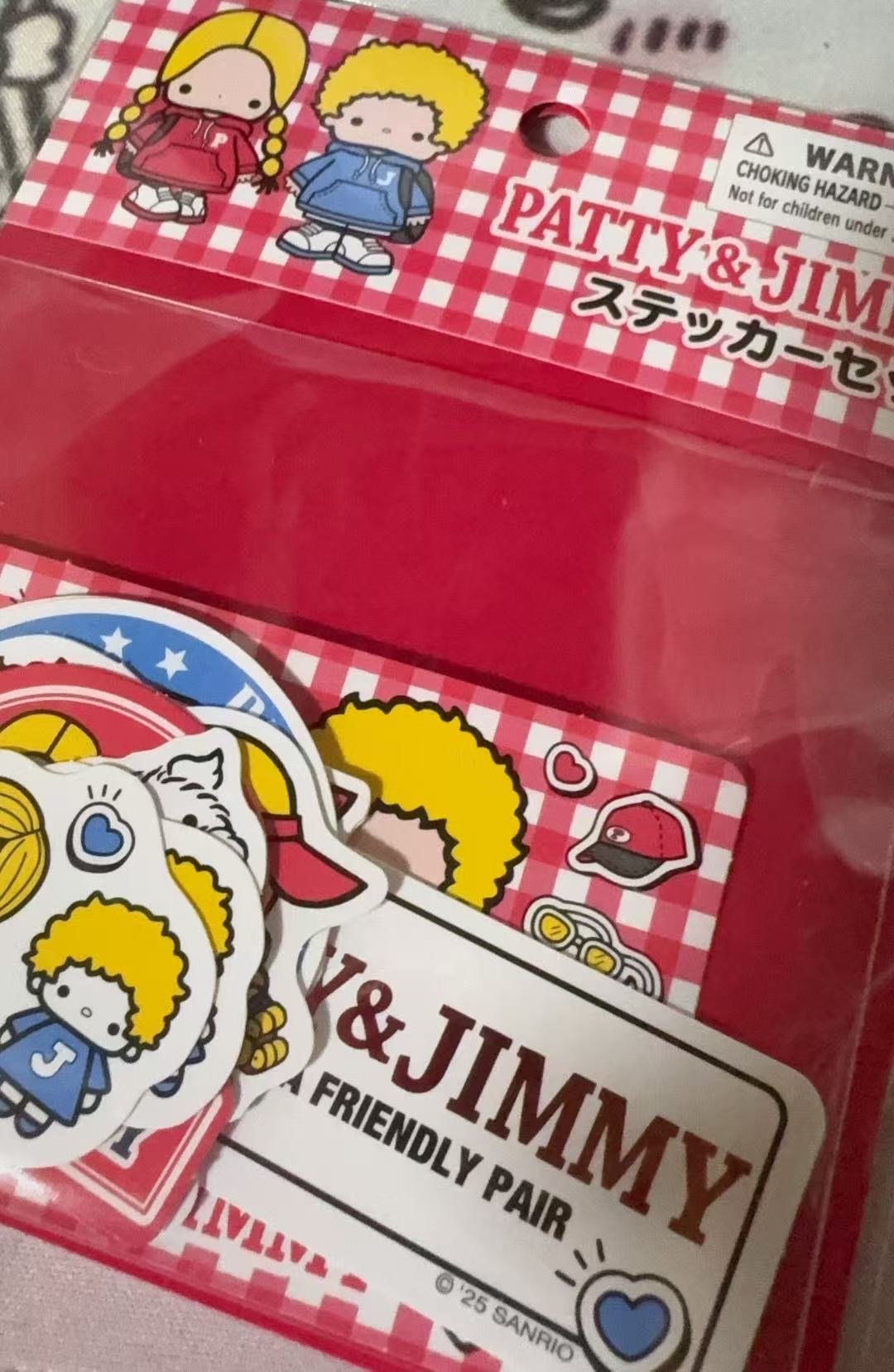 0923 Sanrio 三丽鸥日本 Patty&Jimmy贴纸