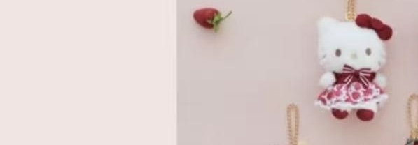 0930 三丽欧MDF KT草莓连衣裙 挂件  预定 2月出货