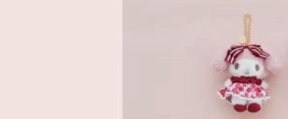 0930 三丽欧MDF 美乐蒂草莓连衣裙 挂件 预定 2月出货