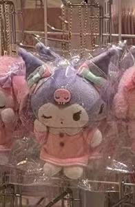 1005 三丽欧睡衣库洛米 粉色睡裙造型 毛绒挂件