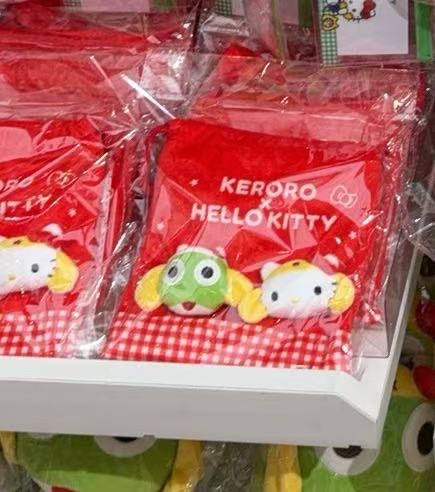 1003 军曹青蛙 kt 红色束口袋