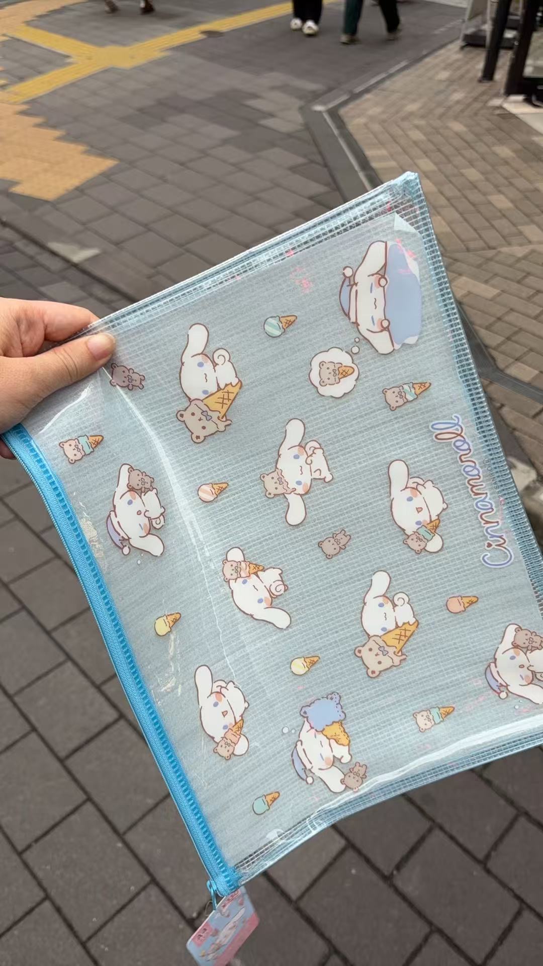 1015 三丽鸥 大耳狗图案 信纸笔收纳袋