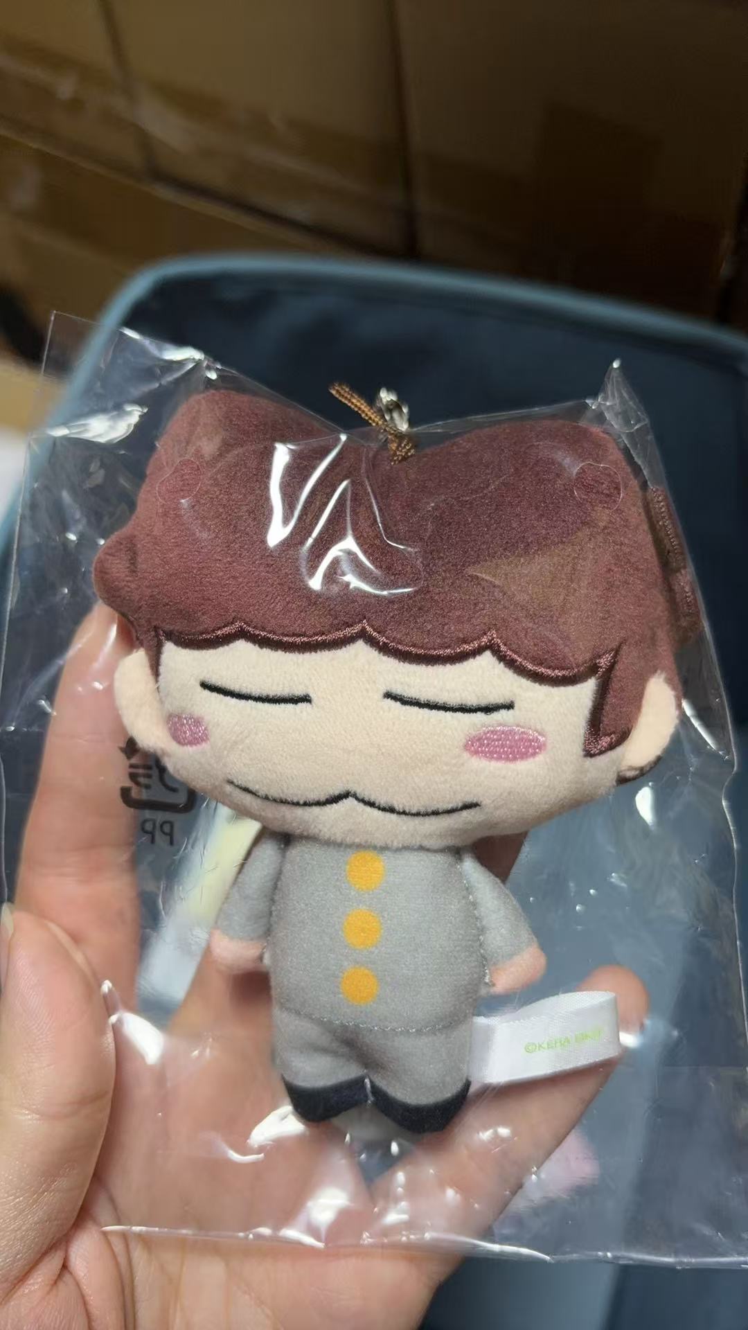 1018 我们这一家 柚子毛绒挂件