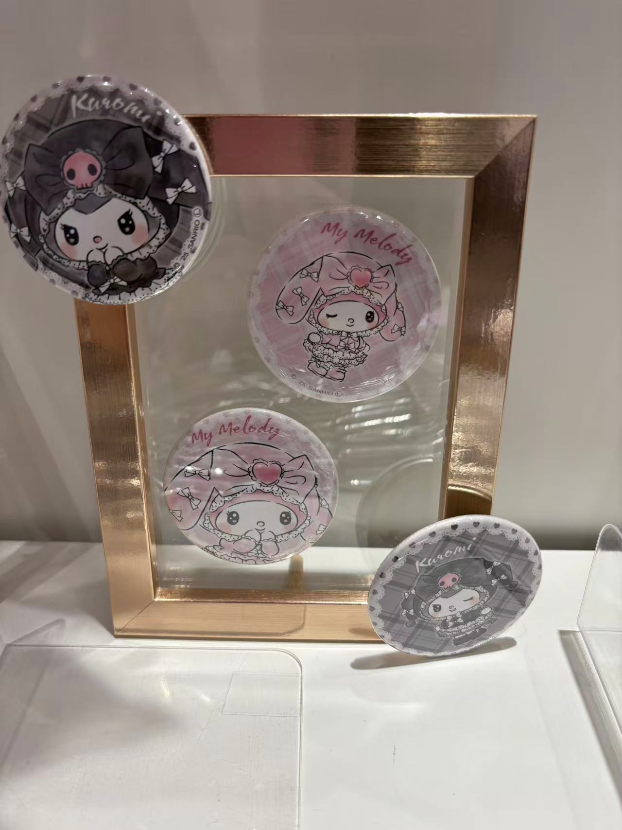 1019 三丽鸥 库洛米美乐蒂徽章盲袋