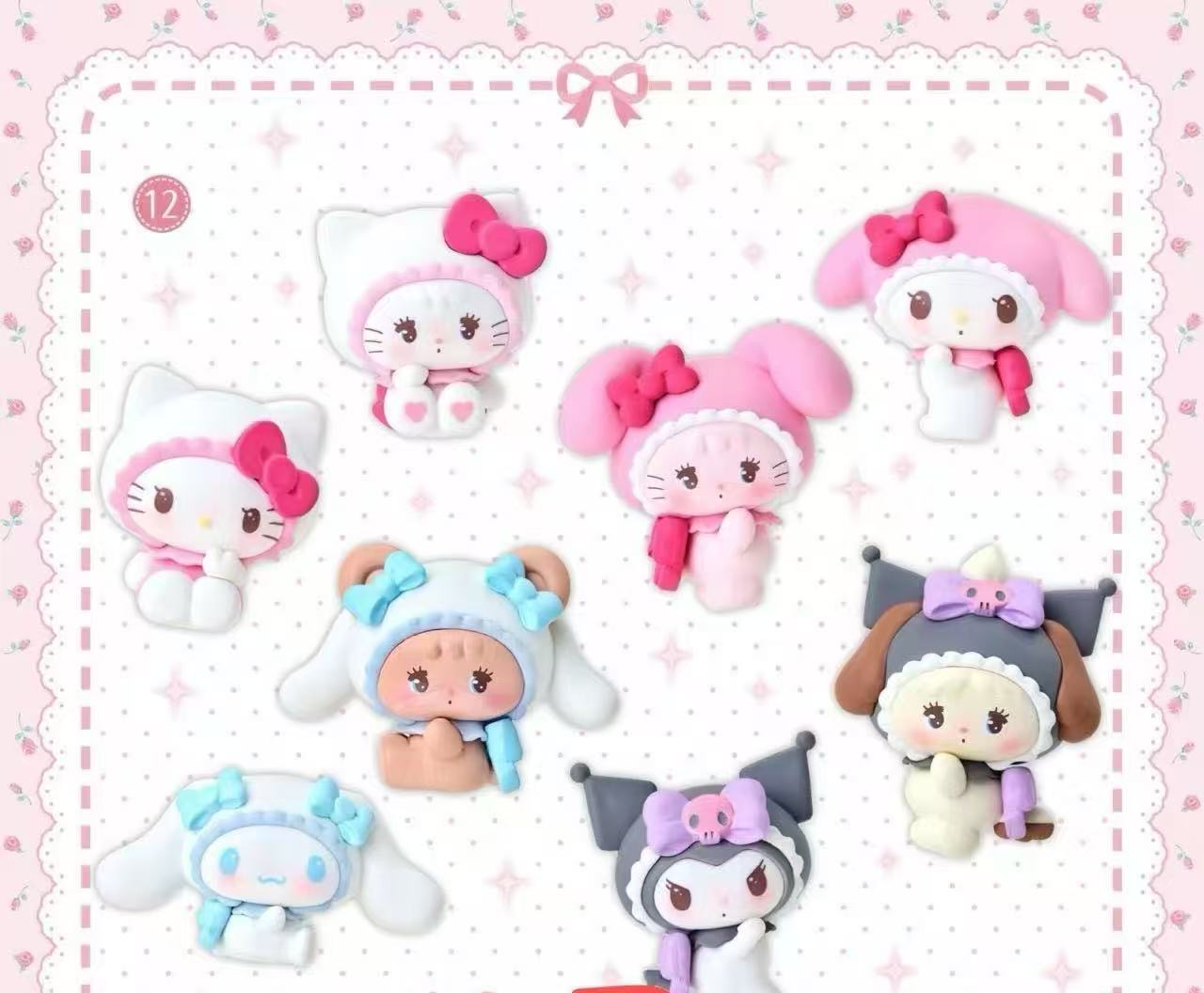 1015 三丽鸥mikko联名美乐蒂大耳狗库洛米 盲盒